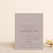 "Lavish" - RSVP Postcards in Chalkboard by Design Lotus - Front