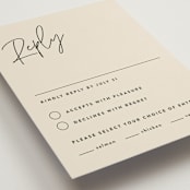 "Signed" - RSVP Postcards in Champagne by JoAnn Jinks - Detail