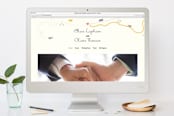 "Destination" - RSVP Postcards in Lilac Haze by leslie hamer - FREE Wedding Website