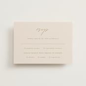 "Everlasting Love" - RSVP Postcards in Linen by Brandy Folse - Front