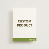 "Portrait" - RSVP Postcards in Charcoal by Minted - Front