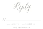 "Monogram Floral" - RSVP Postcards in Peach by Lori Wemple - Detail