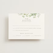 "Verdure" - RSVP Postcards in Garden by Leah Bisch - Front