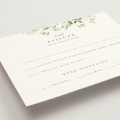 "Verdure" - RSVP Postcards in Garden by Leah Bisch - Detail