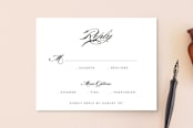 "Waltz" - RSVP Postcards in Tuxedo by Lori Wemple - Front