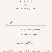 "Timeless" - RSVP Postcards in Taupe by Leah Bisch - Detail