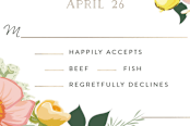 "Spring Blooms" - RSVP Postcards in Blush by Susan Moyal - Detail