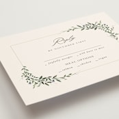 "Green Wreath" - RSVP Postcards in Champagne by Lori Wemple - Detail