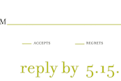 "float + celebrate" - RSVP Postcards in Celery by Float Paperie - Detail