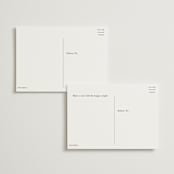 "Ocean Vibes" - RSVP Postcards in Sky by Marina Onoprienko - Back of Card