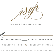"Flourish" - RSVP Postcards in Antique by Jennifer Postorino - Detail