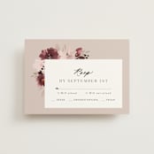 "Emyn" - RSVP Postcards in Burgundy by Itsy Belle Studio - Front