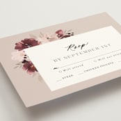 "Emyn" - RSVP Postcards in Burgundy by Itsy Belle Studio - Detail