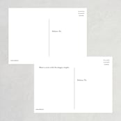 "Tropical Foliage" - RSVP Postcards in Fern by Hooray Creative - Back of Card