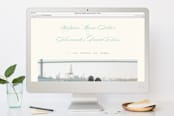"Winter Flourish" - RSVP Postcards in Petal Pink by Annie Clark - FREE Wedding Website