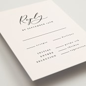"Eternal" - RSVP Postcards in Ecru by Carly Reed Walker - Detail