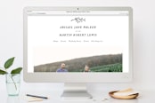"Storybook Romance" - RSVP Postcards in Cotton by Stacey Meacham - FREE Wedding Website