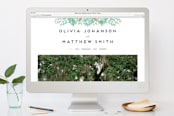 "Watercolor Delight" - RSVP Postcards in Aqua by Petra Kern - FREE Wedding Website