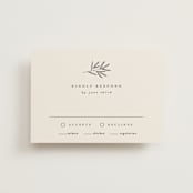 "Italia" - RSVP Postcards in Taupe by Kelly Schmidt - Front