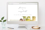 "Simple Elegance" - RSVP Postcards in Tuxedo by Phrosné Barwood - FREE Wedding Website