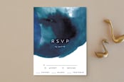 "Inked" - RSVP Postcards in Deep Sea by Phrosné Barwood - Front