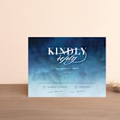 "Indigo Sea" - RSVP Postcards in Ocean by Kelly Schmidt - Front
