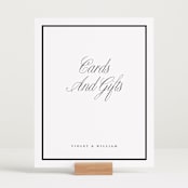"The Day" - Reception Signs in Noir by mo kelley - In Use