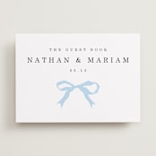 "Tied the Knot" - Reception Signs in Powder by Baumbirdy - Front