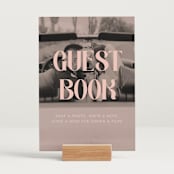 "Cinematic" - Reception Signs in Blush by Morgan Kendall - In Use