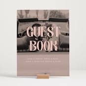 "Cinematic" - Reception Signs in Blush by Morgan Kendall - In Use