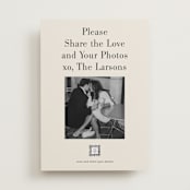 "Photo Booth" - Reception Signs in Champagne by Baumbirdy - Front