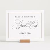 "Traditionalist" - Reception Signs in Snow by Sarah Brown - In Use