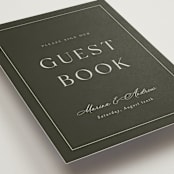"refined" - Reception Signs in Olive by Nicole Walsh - Detail