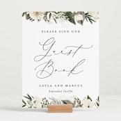 "Classic Love" - Reception Signs in Vanilla by Susan Moyal - In Use