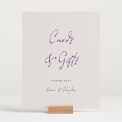 "tablescape drawing" - Reception Signs in Hydrangea by Cass Loh - In Use