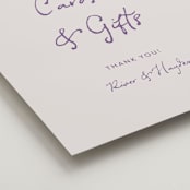 "tablescape drawing" - Reception Signs in Hydrangea by Cass Loh - Detail