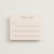 "Felicity" - Multi-Event RSVP Cards in Pearl by Leah Bisch - Front