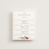 "Gather" - Multi-Event RSVP Cards in Lilac by Susan Moyal - Front