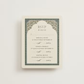 "Century" - Multi-Event RSVP Cards in Robin's Egg by Jen Owens - Front