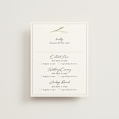 "Fresh Classic" - Multi-Event RSVP Cards in Porcelain by Susan Moyal - Front