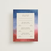 "At Dusk" - Multi-Event RSVP Cards in Sunset by Sumak Studio - Front