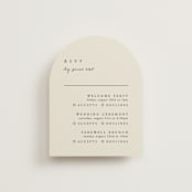 "Simply" - Multi-Event RSVP Cards in Linen by Brianne Larsen - Front