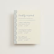 "Florence" - Multi-Event RSVP Cards in Sky by Kelly Watkins - Front