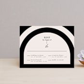 "view to behold" - Multi-Event RSVP Cards in Onyx by letterfix - Front