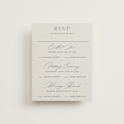 "Georgetown" - Multi-Event RSVP Cards in Oxford by Stacey Meacham - Front