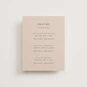 "Picturesque" - Multi-Event RSVP Cards in Linen by Christie Garcia - Front