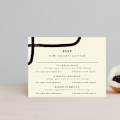 "Crossroads" - Multi-Event RSVP Cards in Ink by Iveta Angelova - Front
