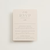 "Soft Arch" - Multi-Event RSVP Cards in Sage by Erica Krystek - Front