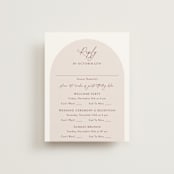 "Around" - Multi-Event RSVP Cards in Cloud by Kaydi Bishop - Front