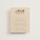 "Autumn Stroll" - Multi-Event RSVP Cards in Moody by Erin German - Front